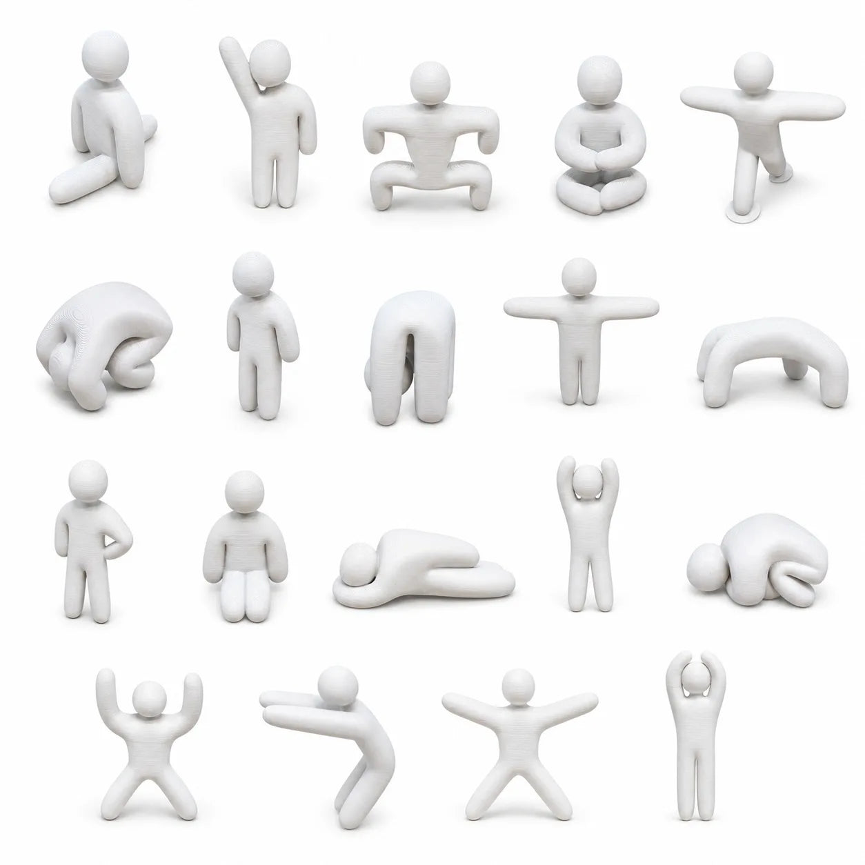 18-Piece Mood Figure Set