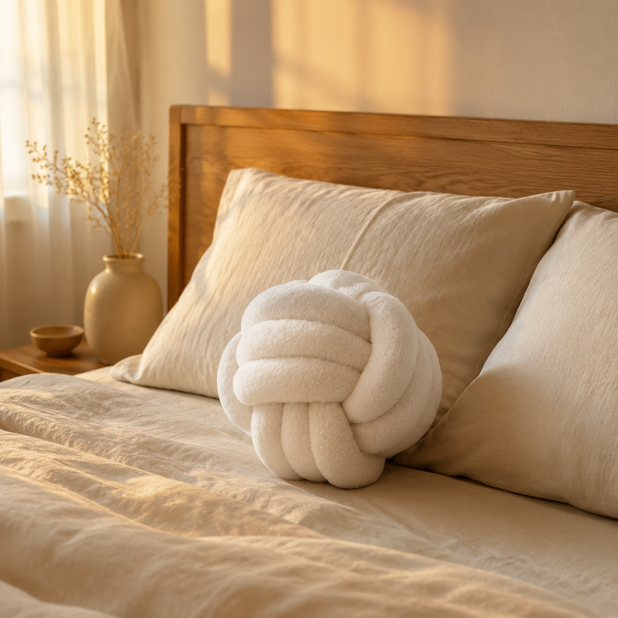 Woven Knot Cushion
